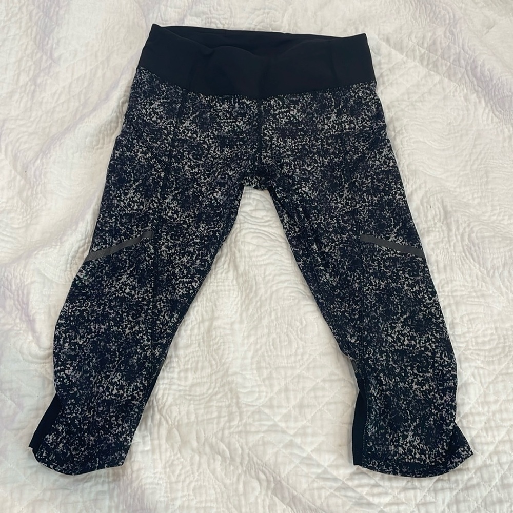 Lululemon cropped Leggings 6 side‎ pockets